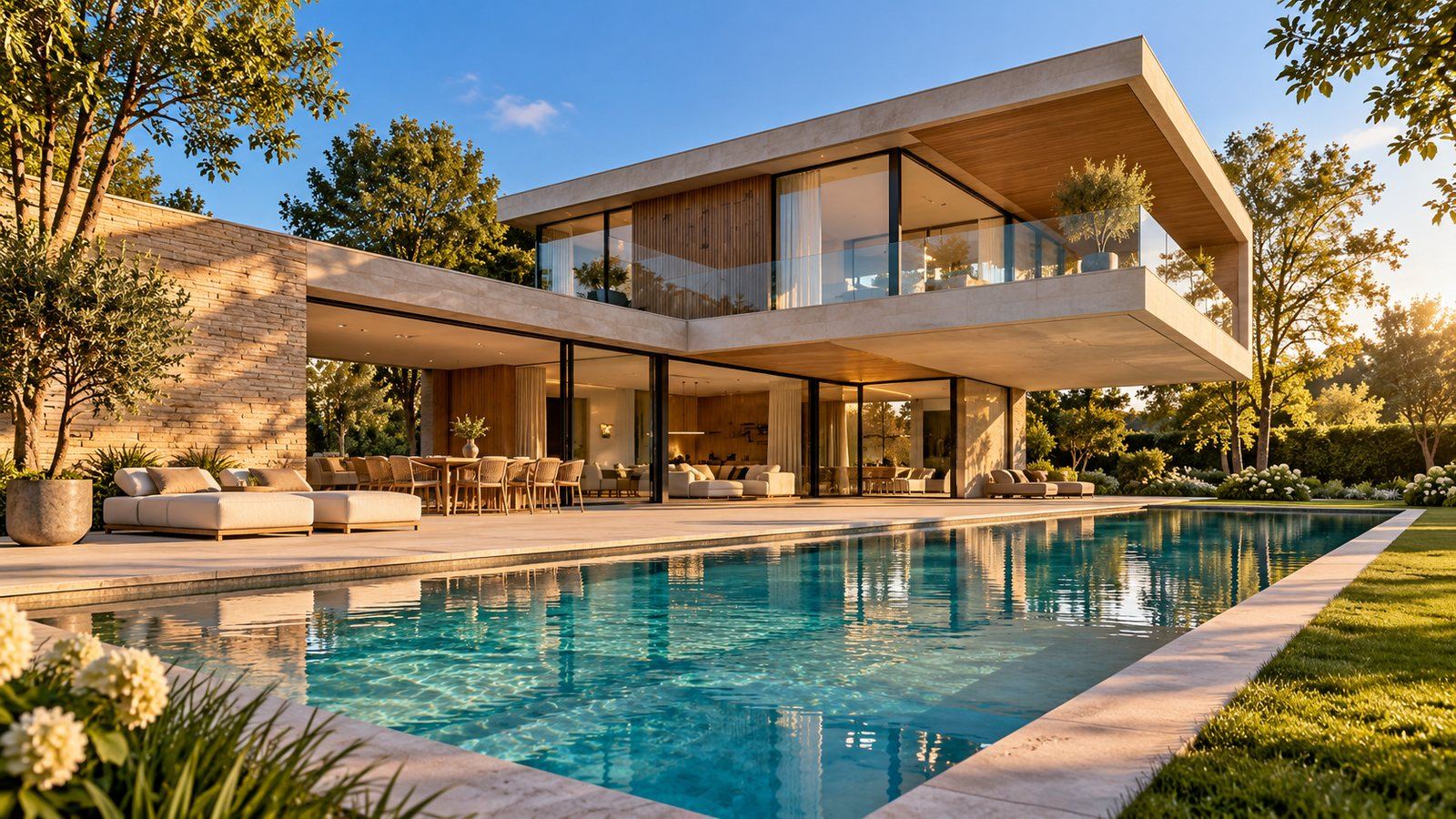 Moderne villa met zwembad
